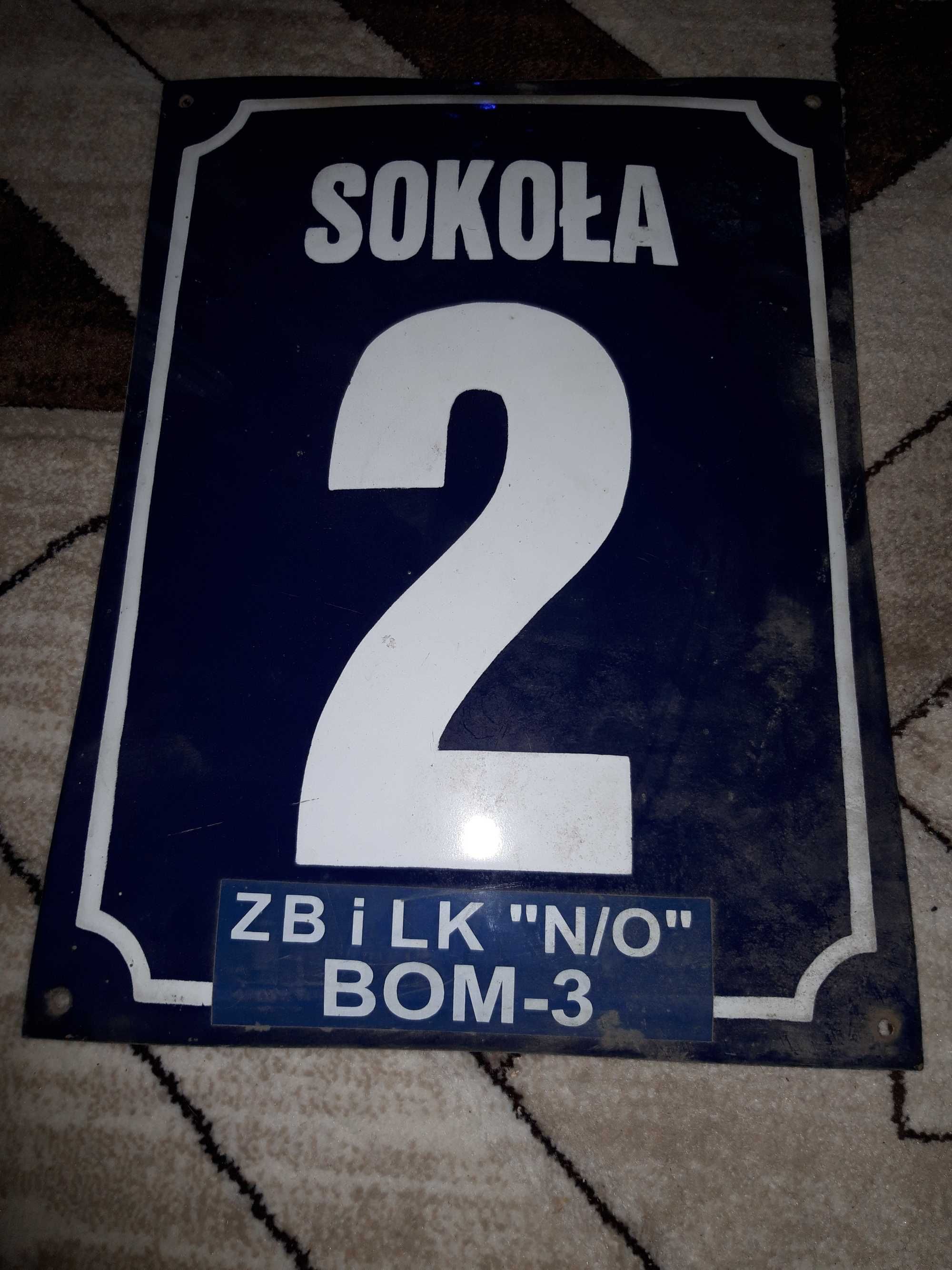 szyl z nazwą ulicy