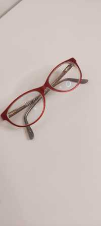 Okulary oprawki ze szkłami korekcyjne różowe