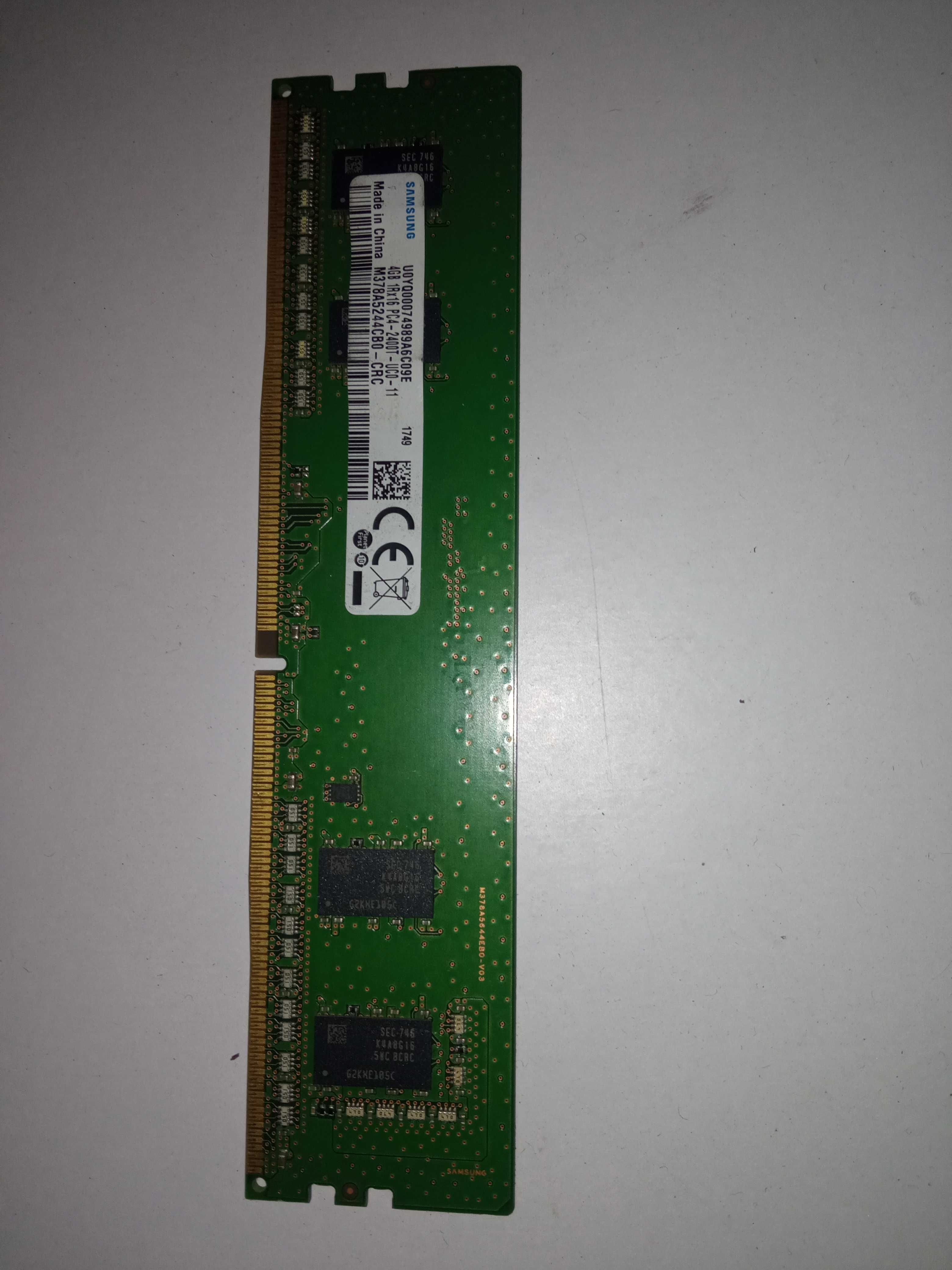 Пам'ять настільних ПК Samsung 4 GB DDR4 2400 MHz (M378A5244CB0-CRC)