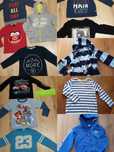 Zestaw bluzki bluzy długi rękaw 98-104 + szlafrok