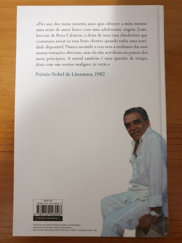 Livro "Memórias das minhas putas tristes" de Gabriel García Márquez