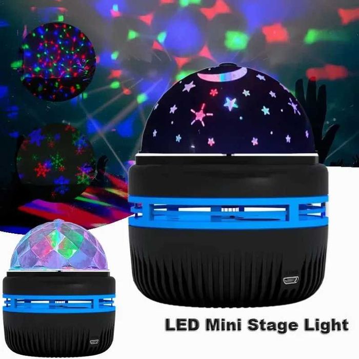 Projektor Star Galaxy - lampka nocna RGB do sypialni i pokoju gier