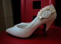 Женские белые туфли из Германии, размер- 36-37
