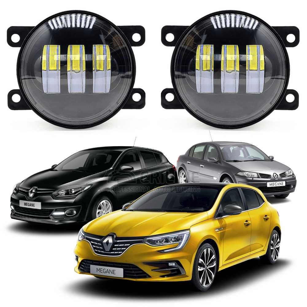 Светодиодные противотуманные фары Renault Megane 2,3,4 2 режима