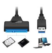 USB 3.0 to SATA 22pin кабель-переходник для HDD/SSD 2.5"