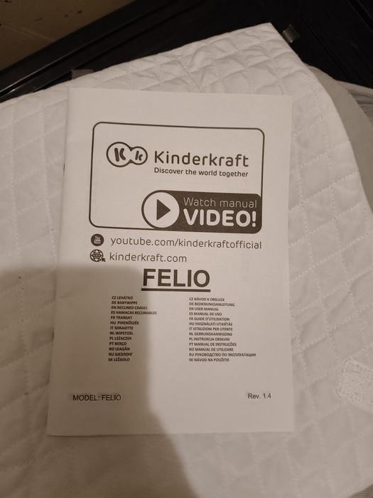 Esperguiçadeira kinderkraft felio