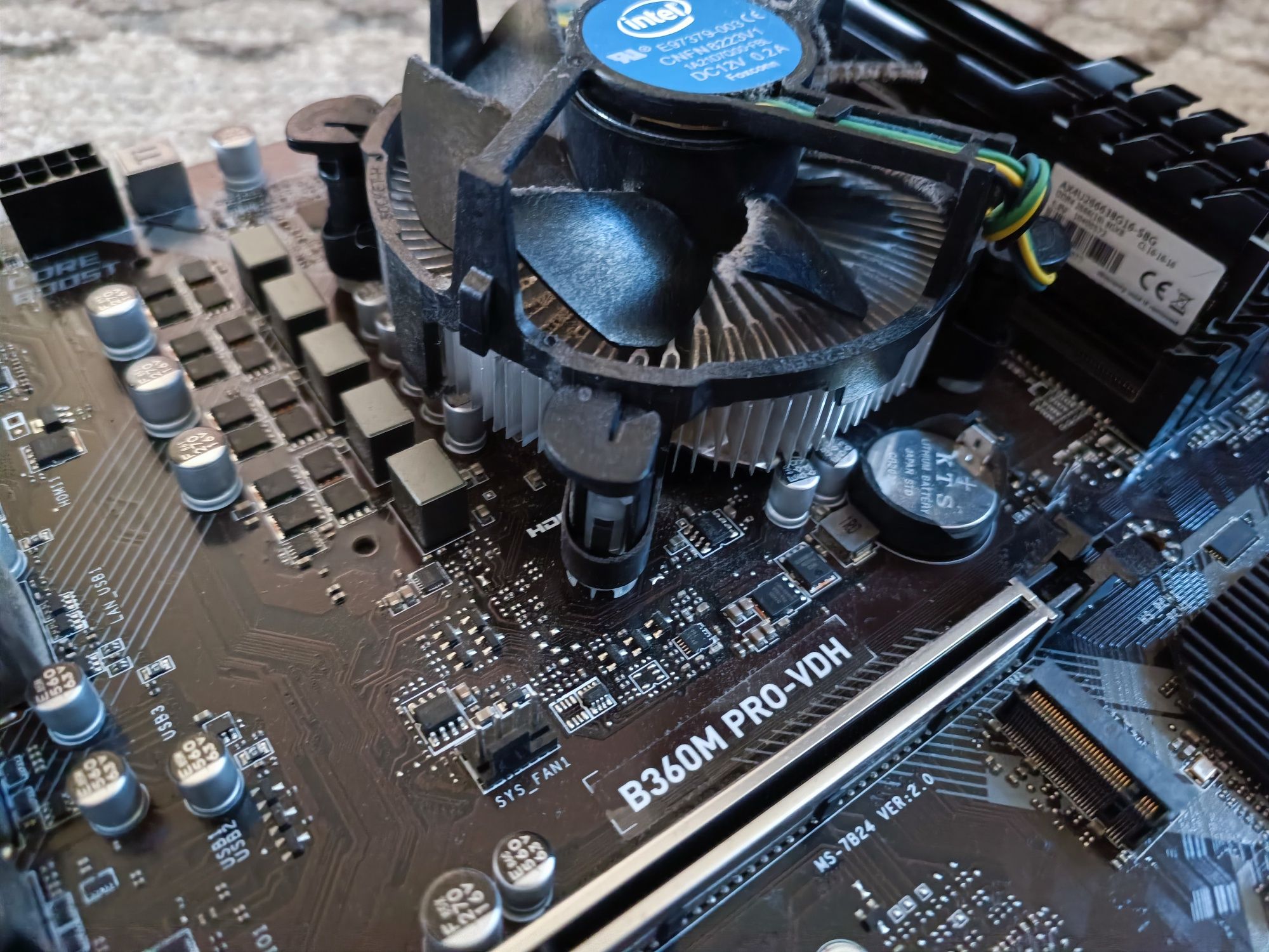 Intel core i5 8400 + MSI B360M PRO VDH + 16GB DDR4 2666MHz