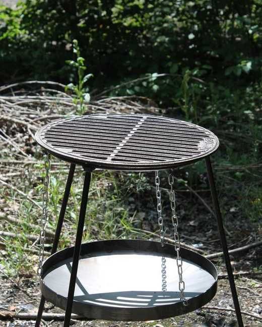 Решетка для барбекю круглая 390 мм, Гриль чугунный круглый для мангала