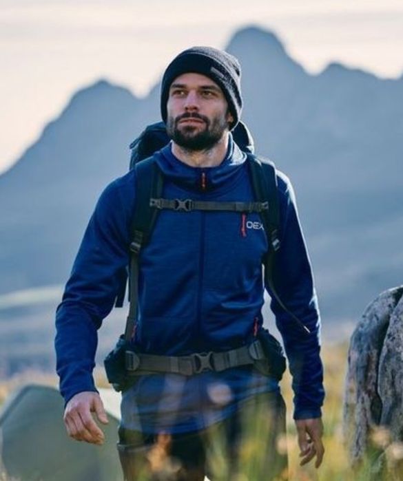 Basalt Alpine Full-Zip/активний чоловічий фліс від OEX.
Цей легкий ф