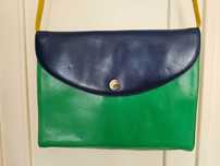 Mala vintage, colorida da marca Emilio Carducci