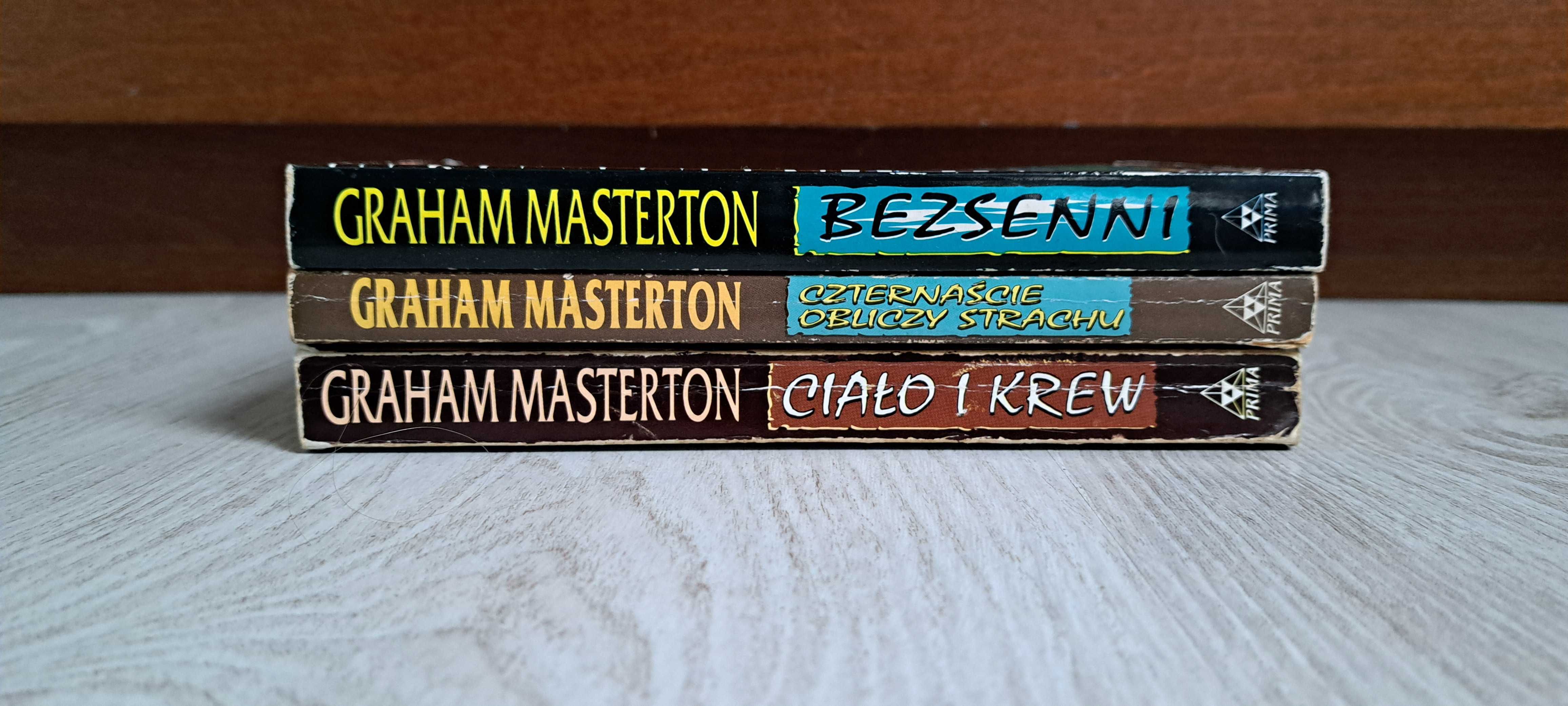 3x Graham Masterton Ciało i krew Czternaście obliczy strachu Bezsenni
