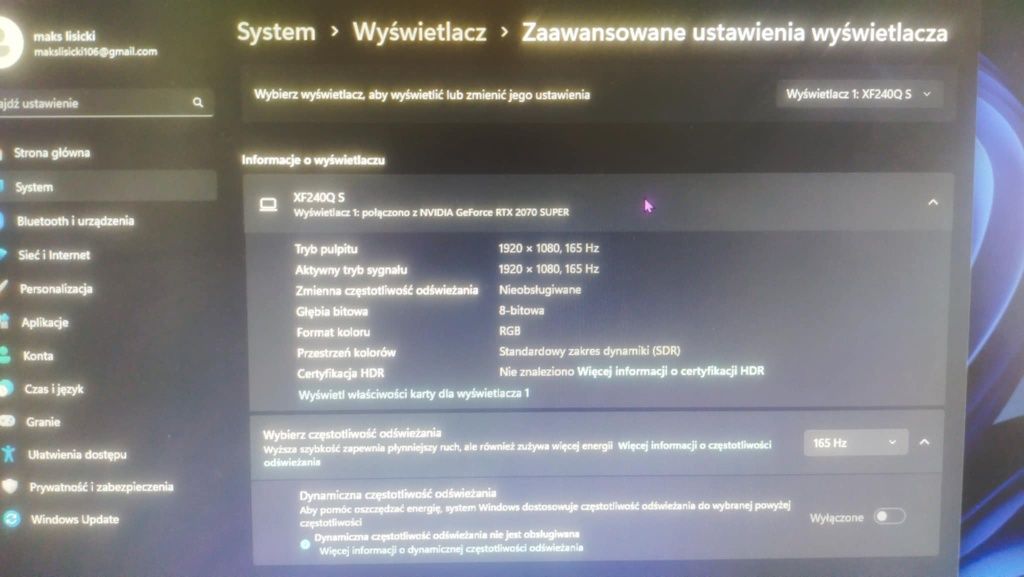 Komputer rtx 2070 super  z monitorem lub bez