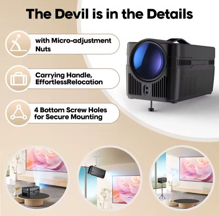 Проектор Magcubic HY450-С, Оновлена версія!