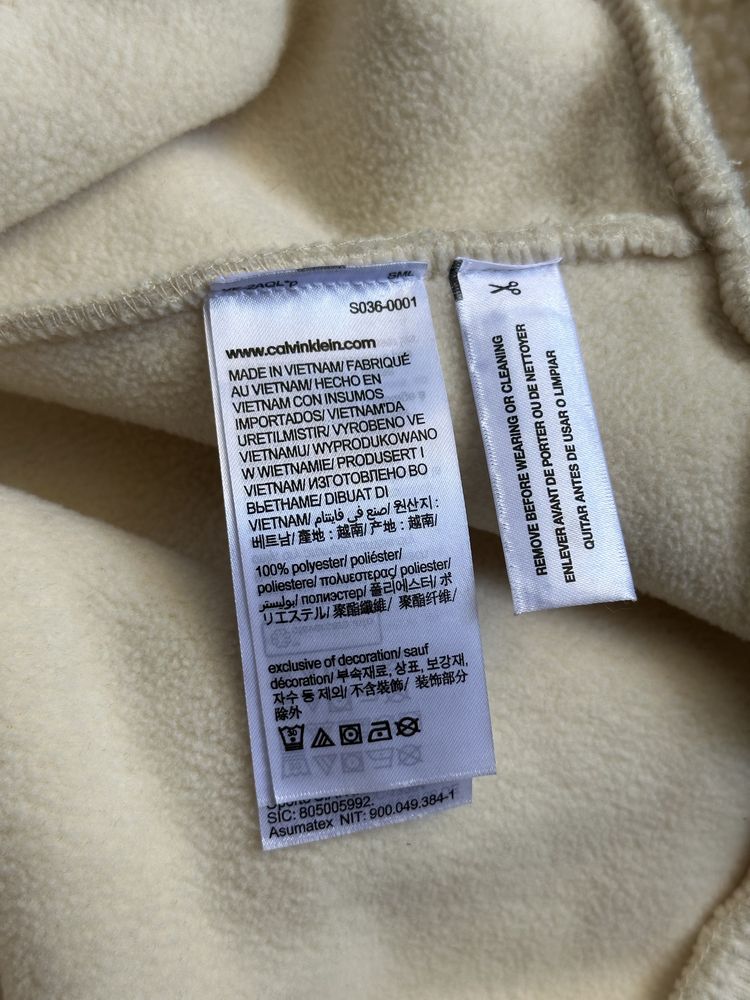 Худи Calvin Klein L кофта флиска