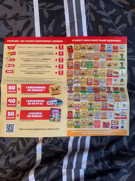 Naklejki z Biedronki