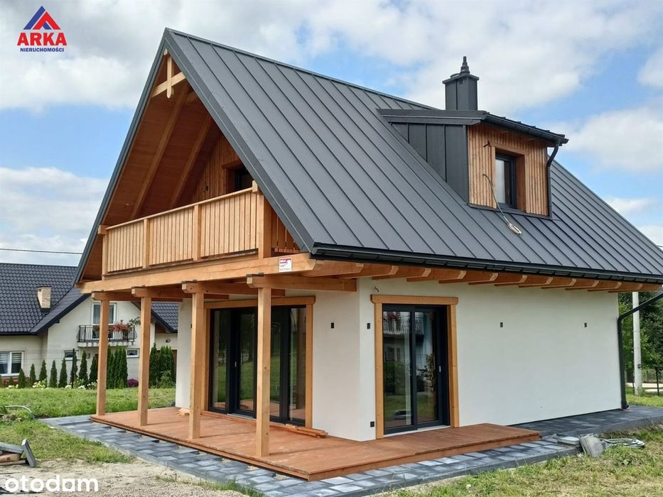 Nowy dom na widokowej działce blisko Limanowej