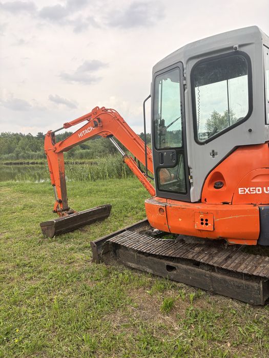 Koparka Hitachi EX50 U, 5 ton, Kubota Kobelco u50