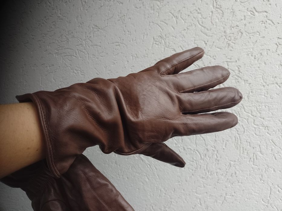 Перчатки чоловічі шкіряні, р. 9