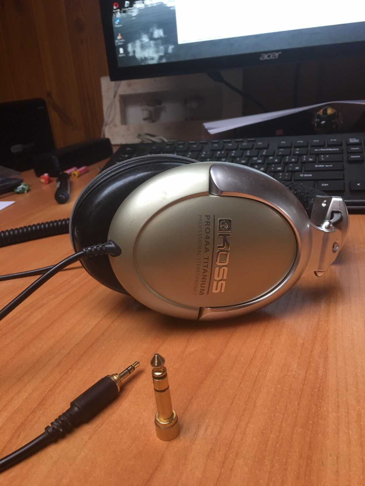Koss PRO 4AA Titanium студийные наушники закрытого типа