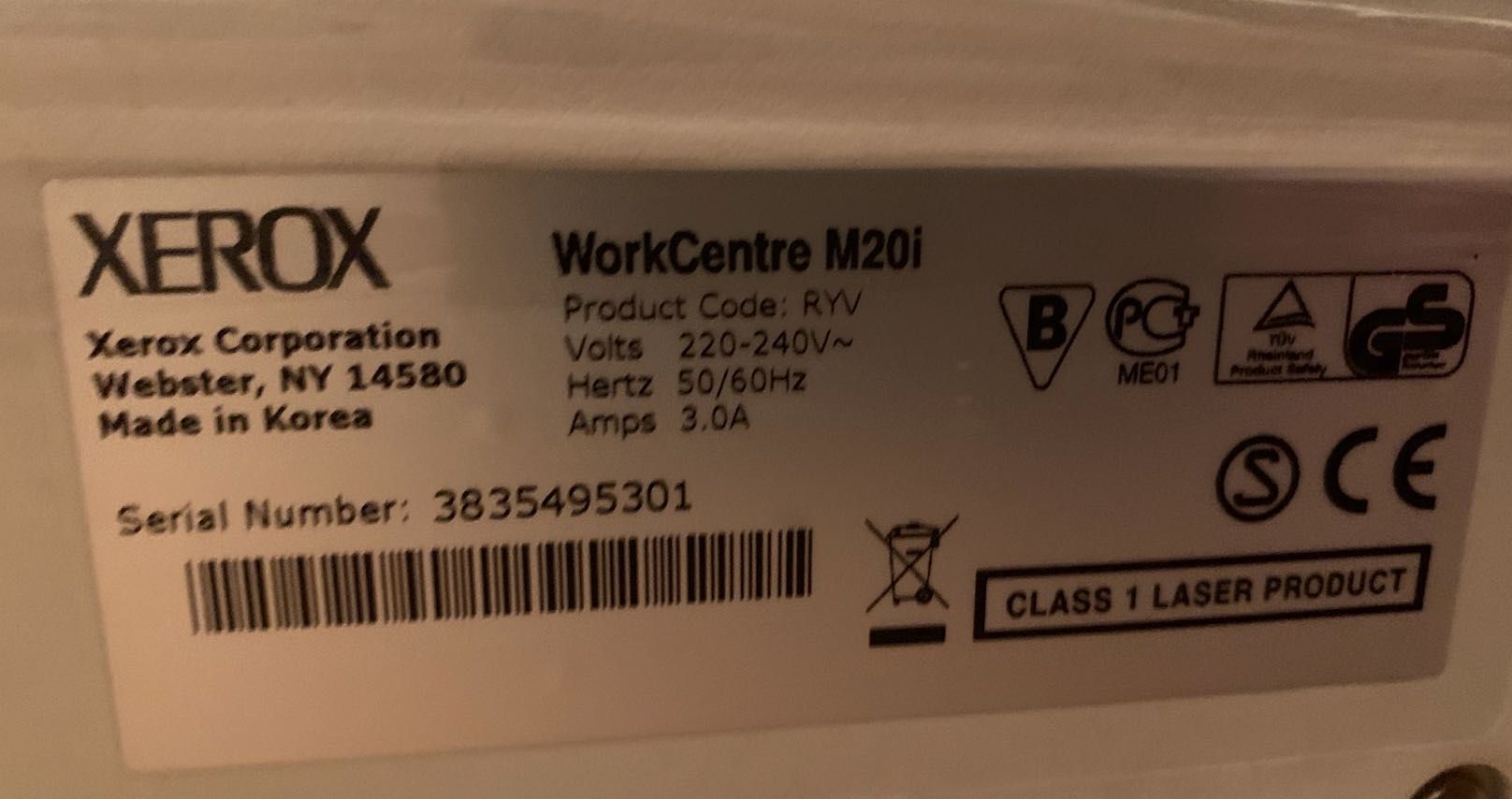 Ксерокс Xerox WorkCentre M20i