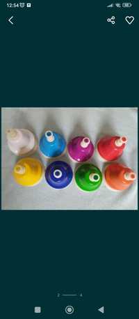 Dzwonki diatoniczne naciskane NOWE kolorowe instrumenty dla dzieci