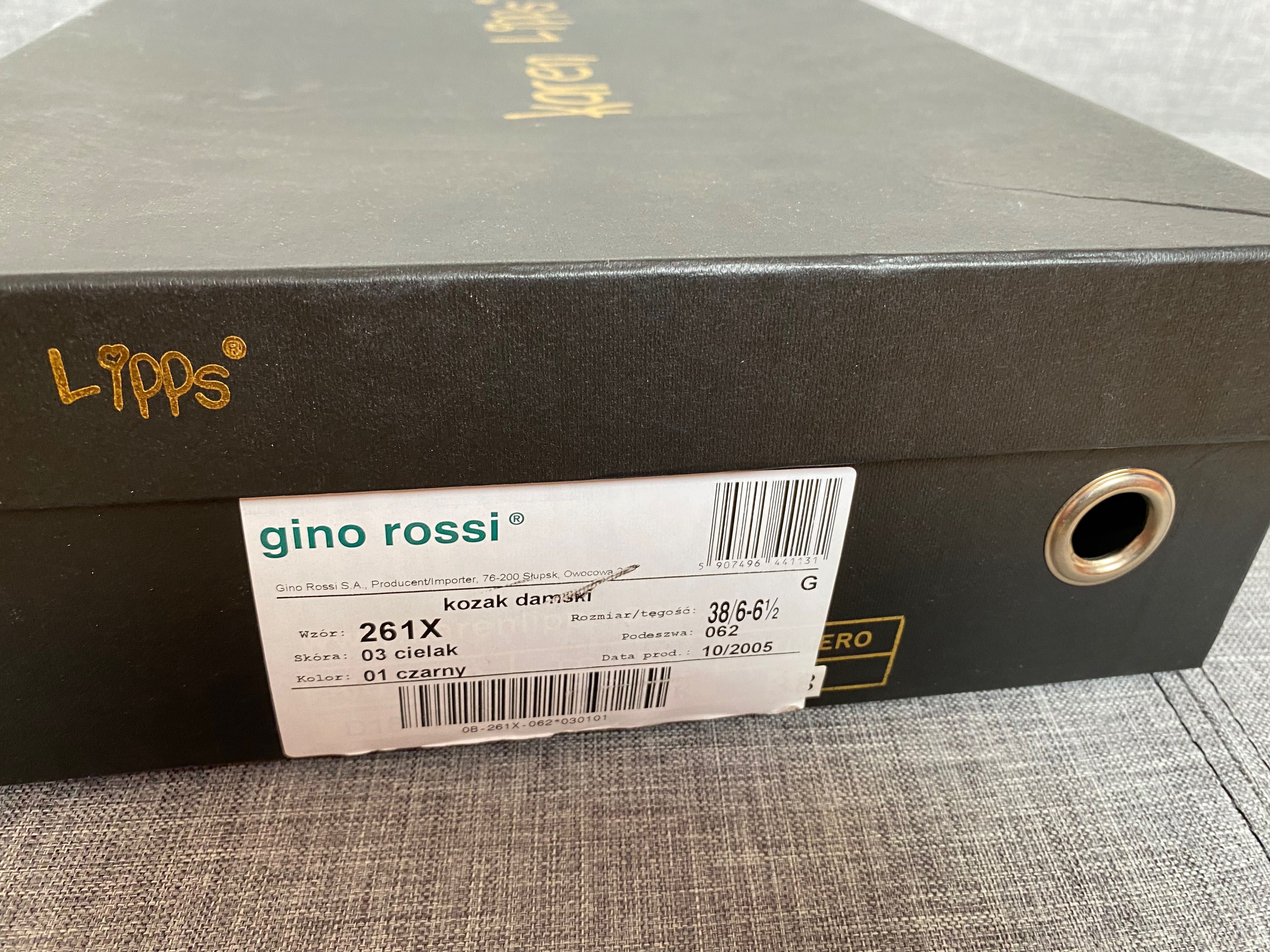 Skórzane kozaki gino rossi rozmiar 38
