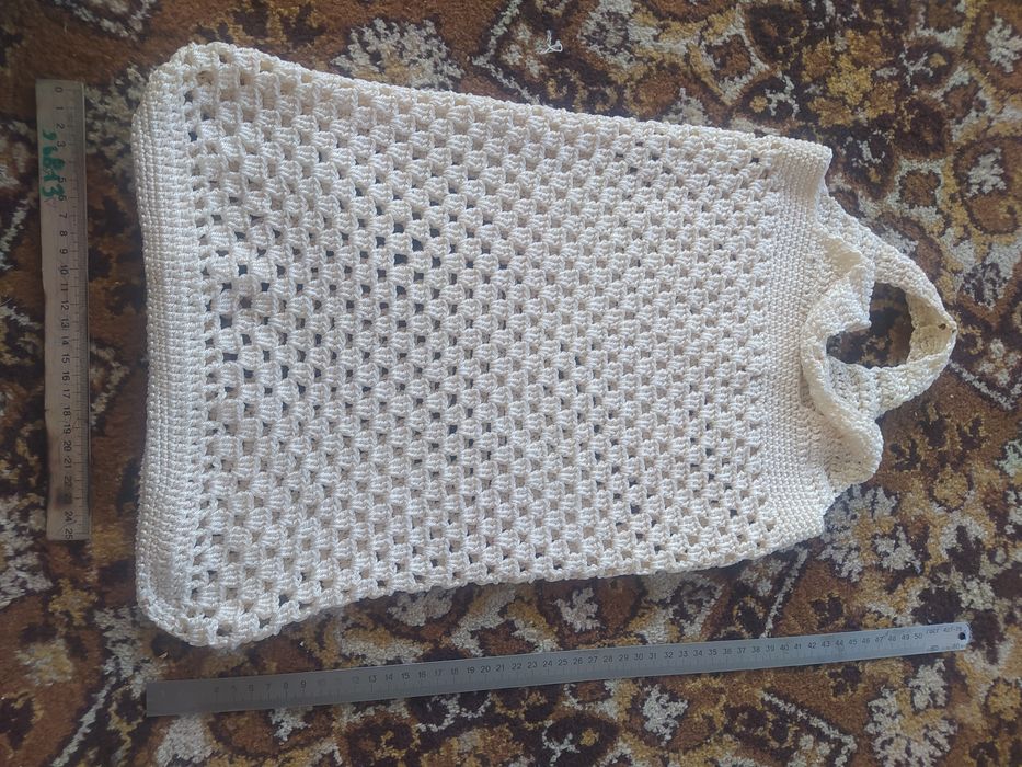 Вязаная, в'язана сумка, авоська, шопер