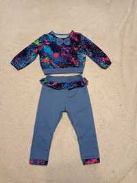 Bluzeczka ze spodenkami dla dziewczynki rozm. 80 - 86 cm