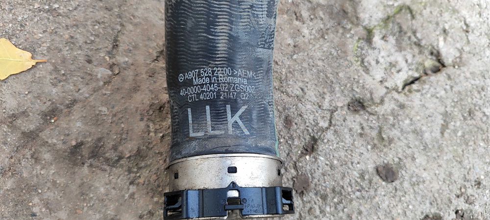 Патрубок інтеркулера OM642 Sprinter W907 A9075282200