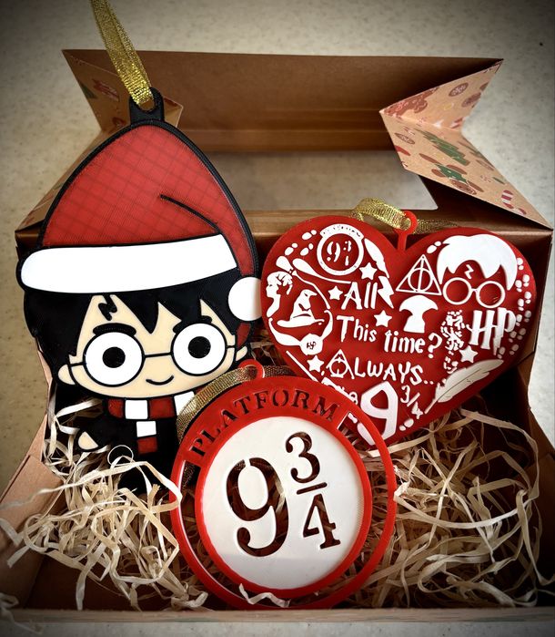 Harry Potter•Ялинкові іграшки Гаррі Поттер Подарунок Новий рік Прикрас