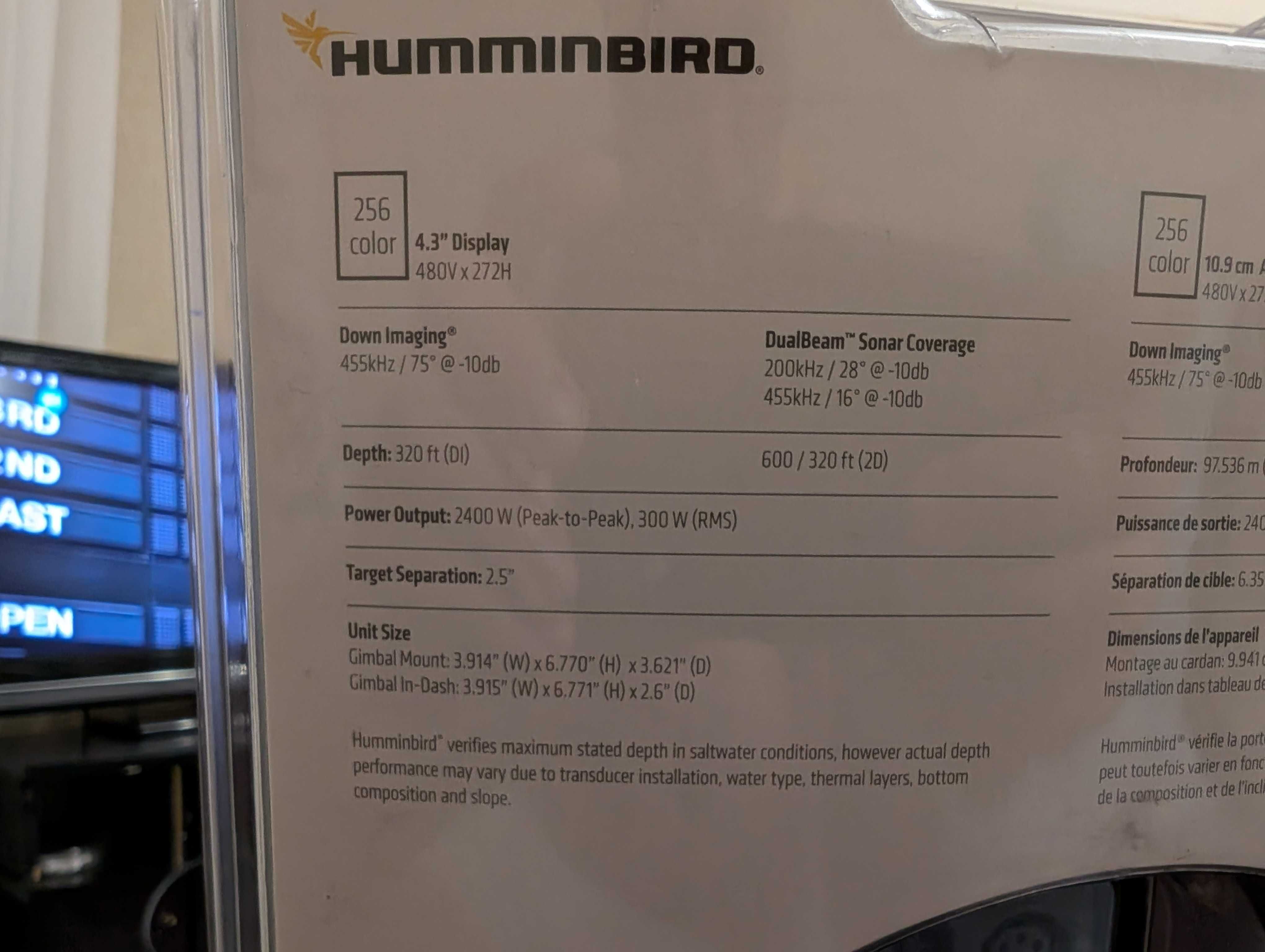 Эхолот Humminbird PiranhaMAX 4 DI