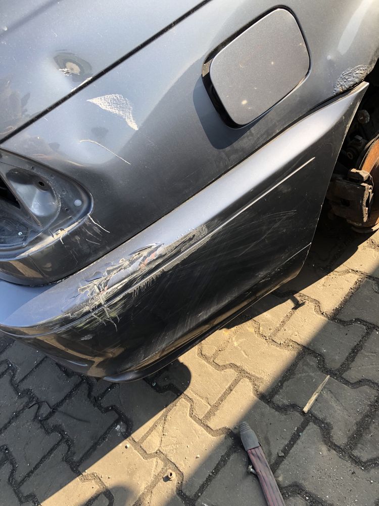Zderzak tył tylny BMW E46 Coupe Cabrio PDC 400/7 Stahlgrau Metallic