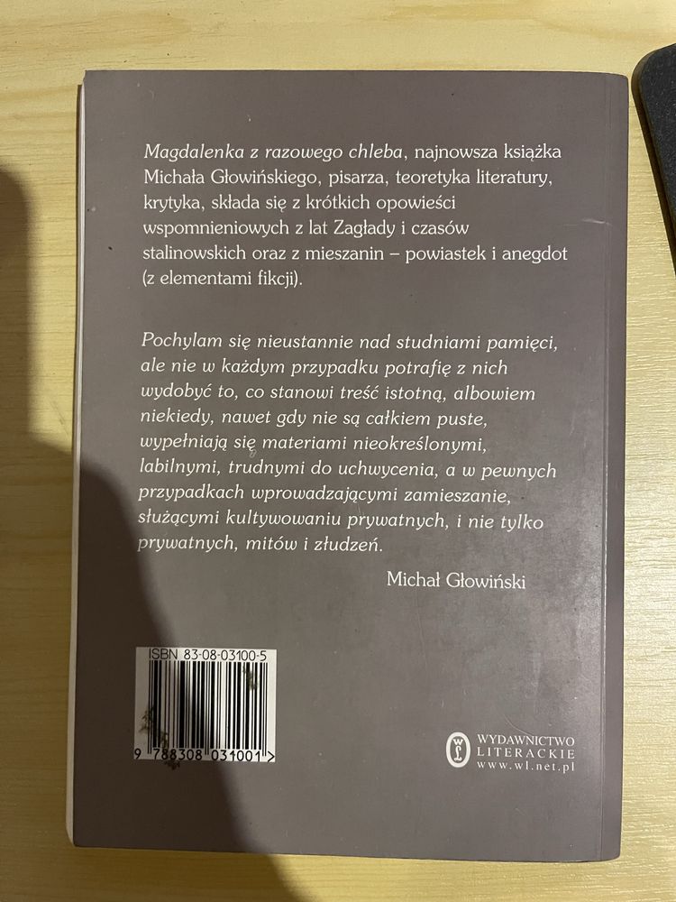 Magdalenka z razowego chleba Głowiński, Michał