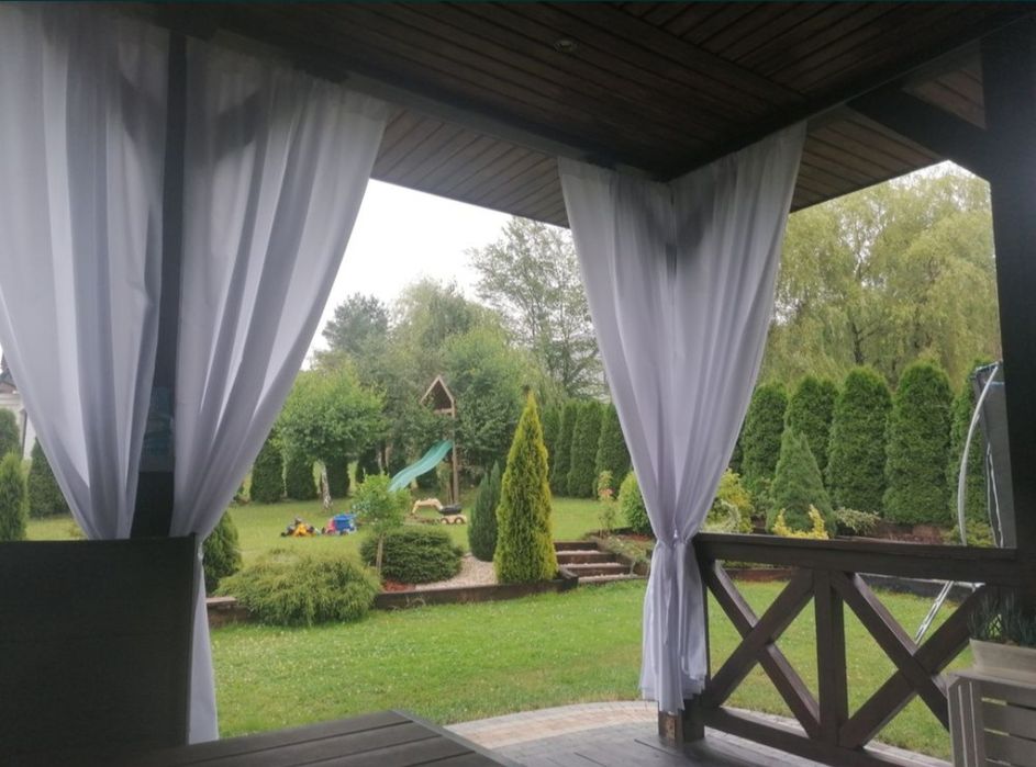 Zasłony wodoodporne zewnętrzne odbijające światło