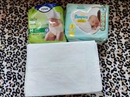 Поглинаючі пелюшки, підгузки 1 pampers premium