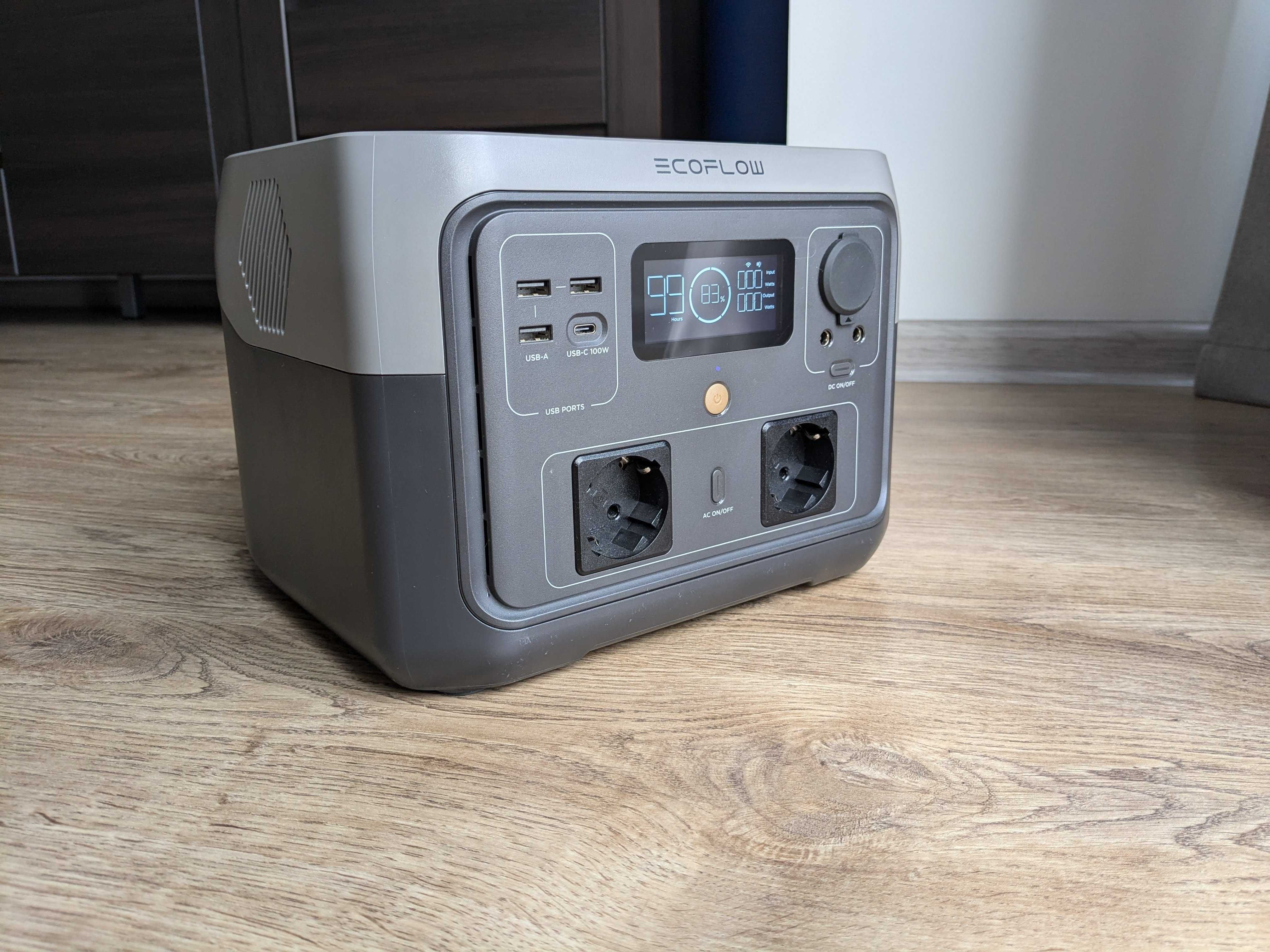 Зарядна станція EcoFlow RIVER 2 Max / 500 Вт / 512 Вт⋅год / EU