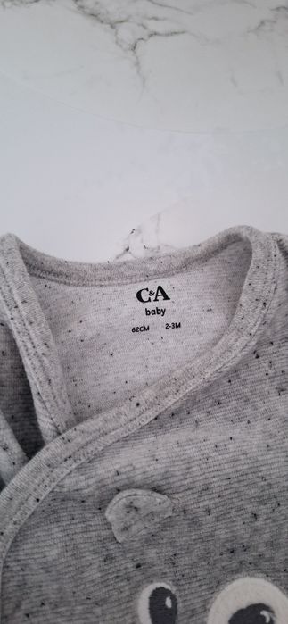 C&a szara welurowa bluzeczka 62