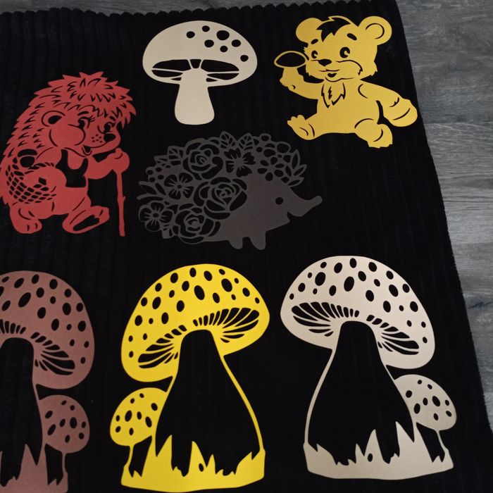 Wycinanki jesienne A4 (11szt.) MIX 1