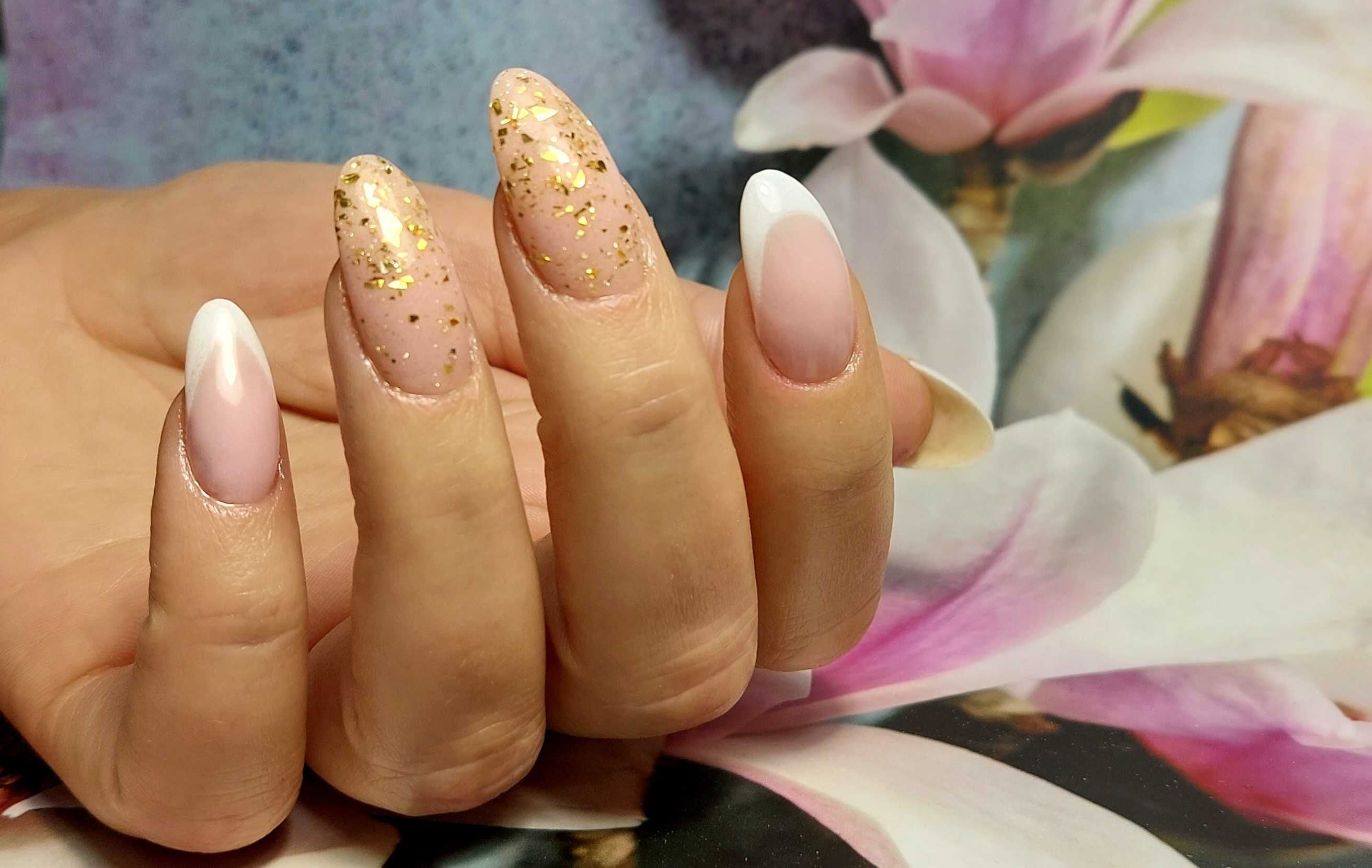 Manicure tytanowy/proszkowy trwałość 4 tyg!