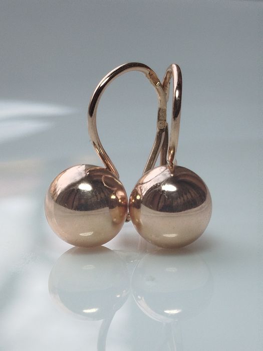 Золотые серьги 583 СССР  Золоті радянські сережки