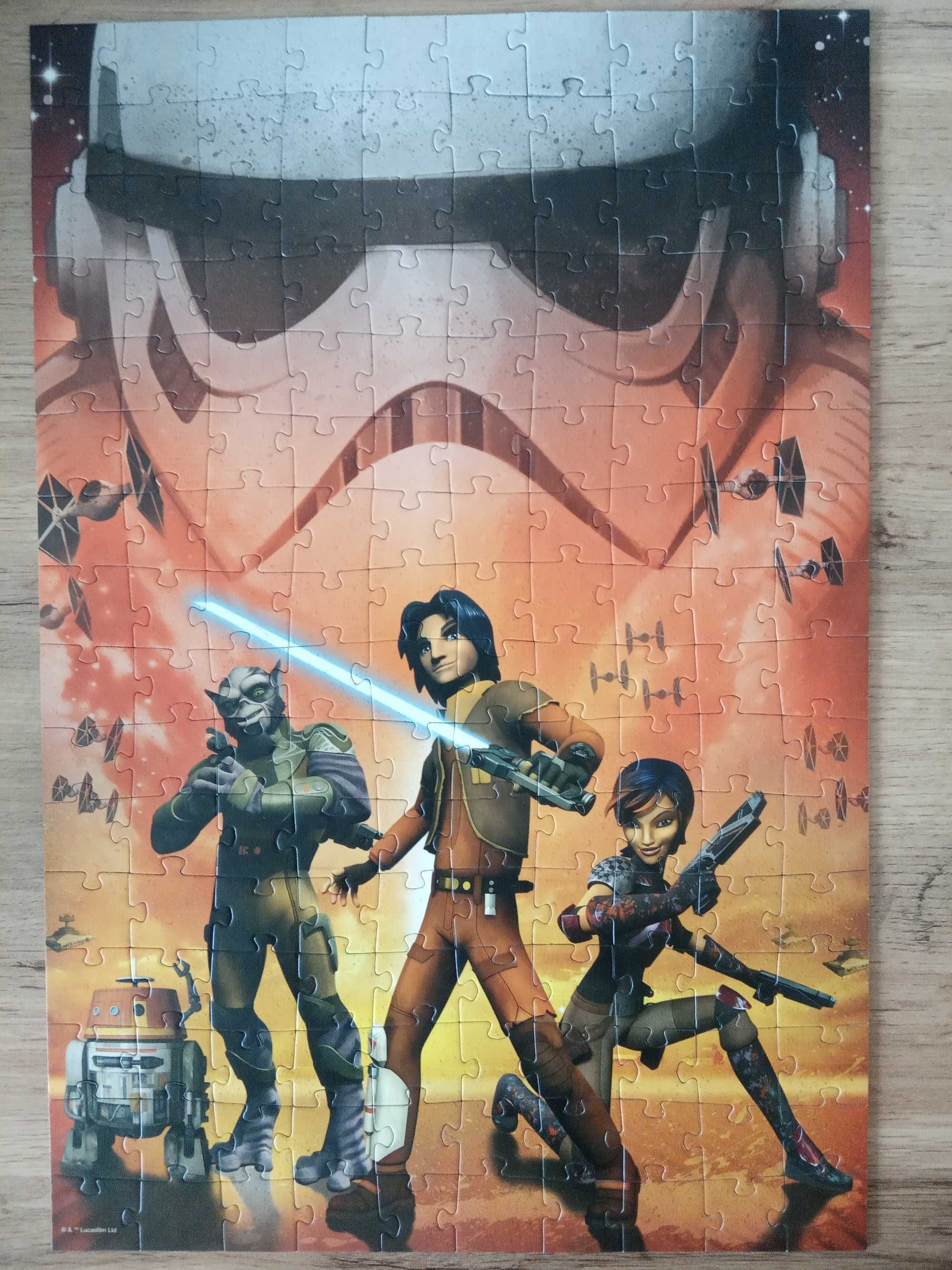 Puzzle Star Wars - Gwiezdne Wojny - 160 elementów + Kredki gratis