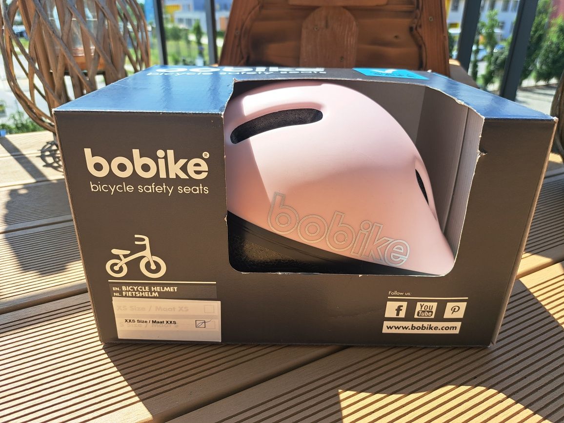 Kask bobike różowy