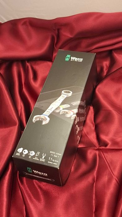 Zestaw kluczy płasko oczkowych z grzechotką Wera Joker