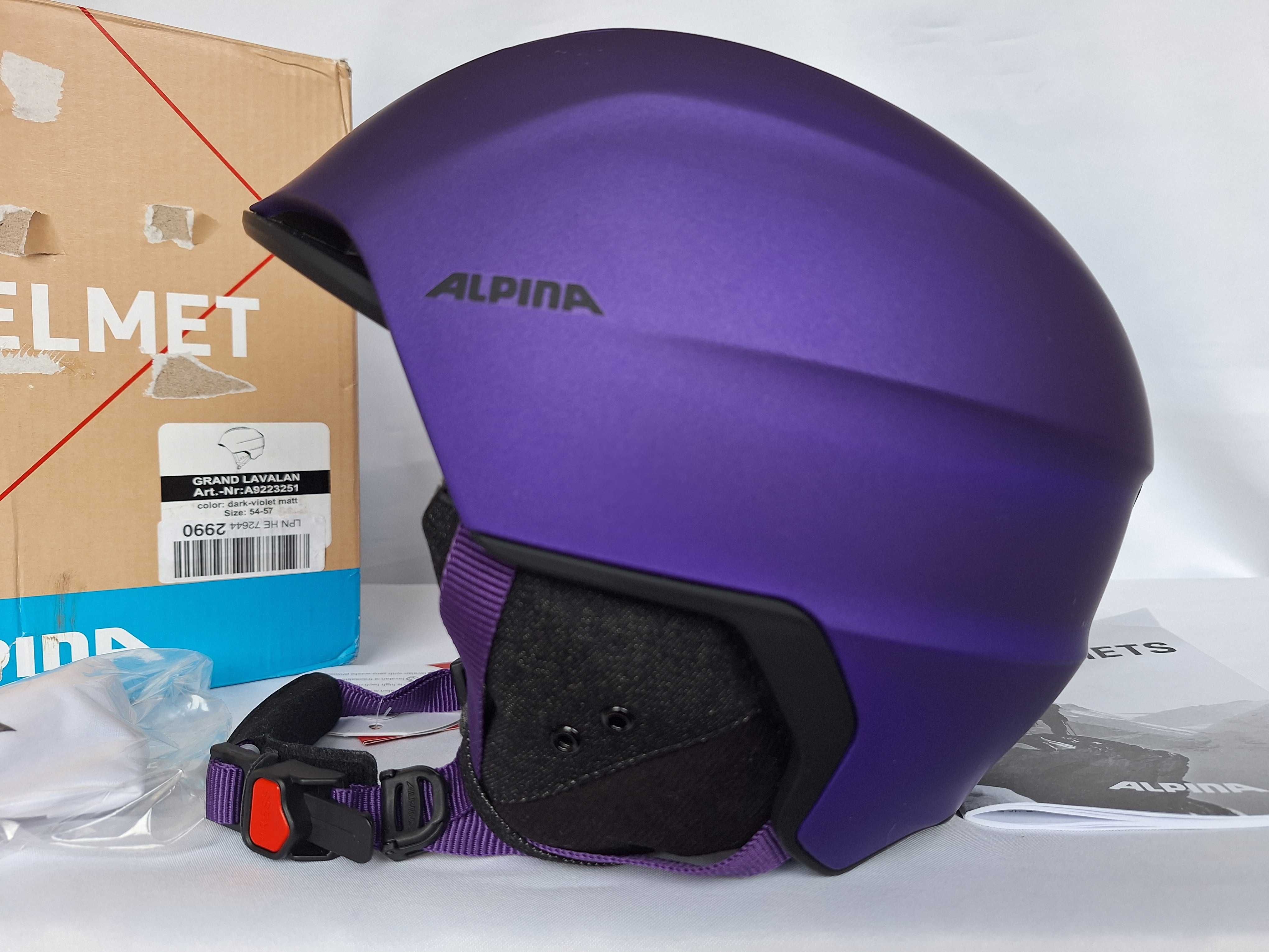Kask narciarski Alpina Grand Lavalan All Mountain Violet M 54-57cm