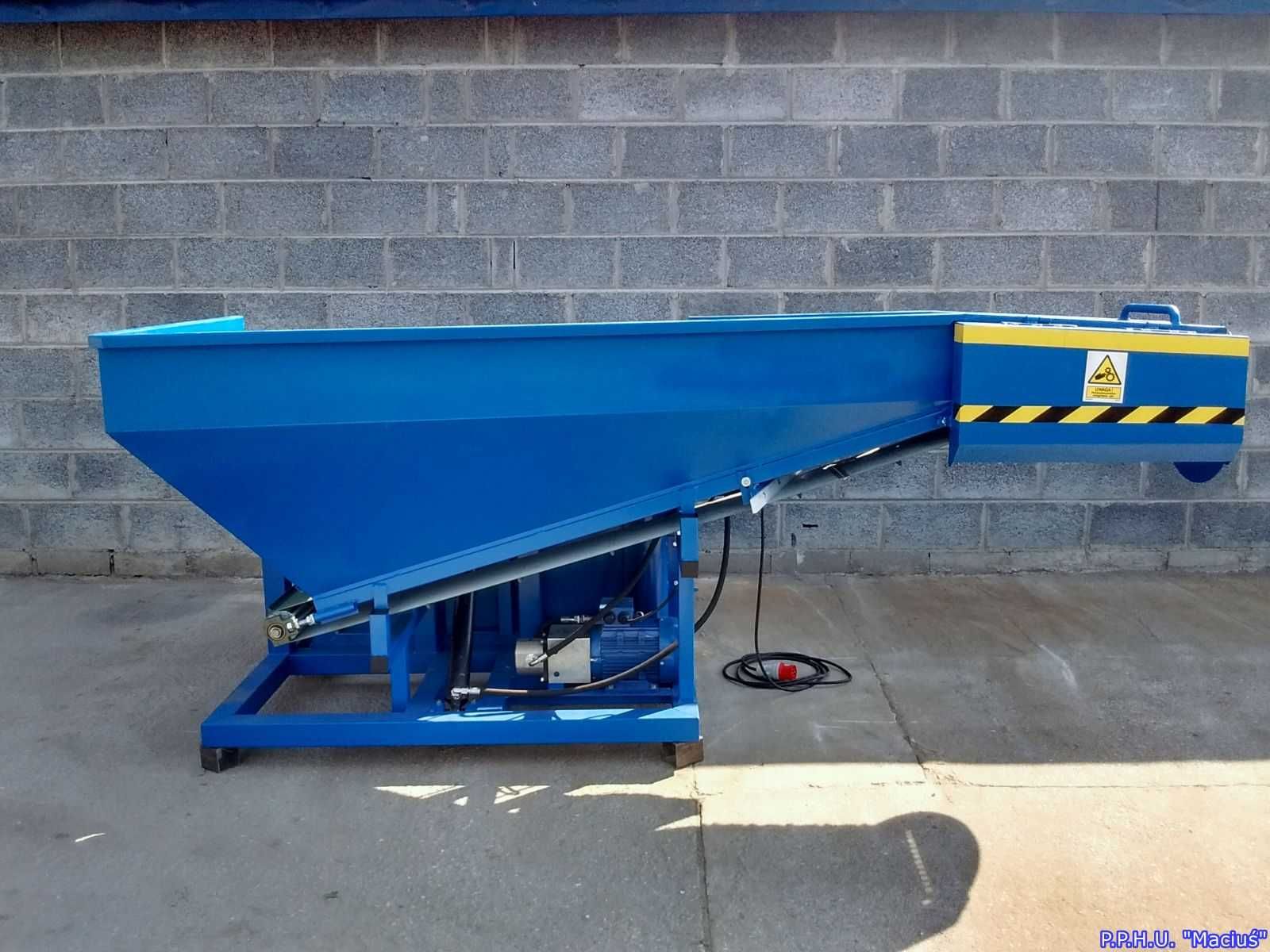 Nowa wywrotnica skrzyniopalet W-700 - producent