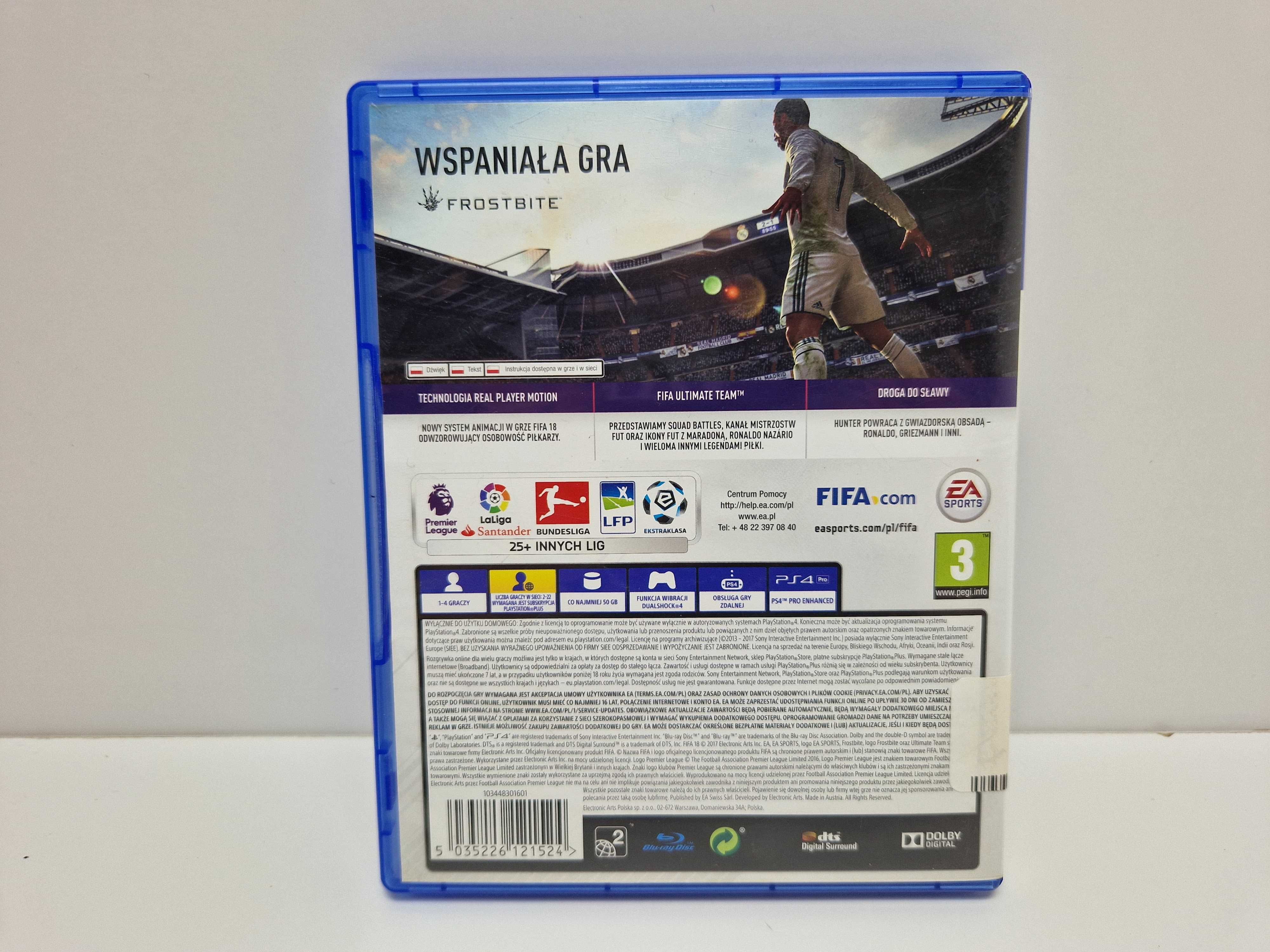 Gra Fifa 18 PlayStation 4 PL