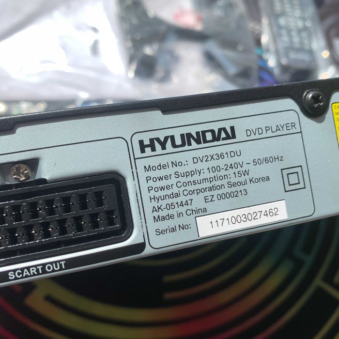 DVD плеєр Hundai DV2X361DU (region 2)