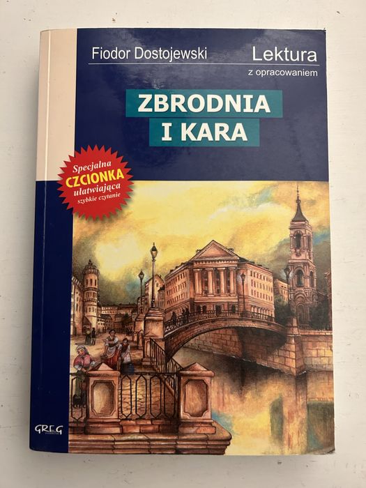 Zbrodnia i kara lektura książka bardzo dobry stan