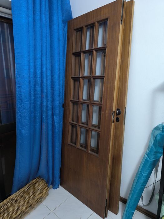 Porta dupla com vidro