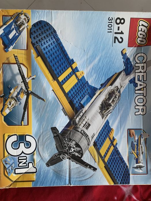Lego 31011 - 3w1 samolot, helikopter, motorowka